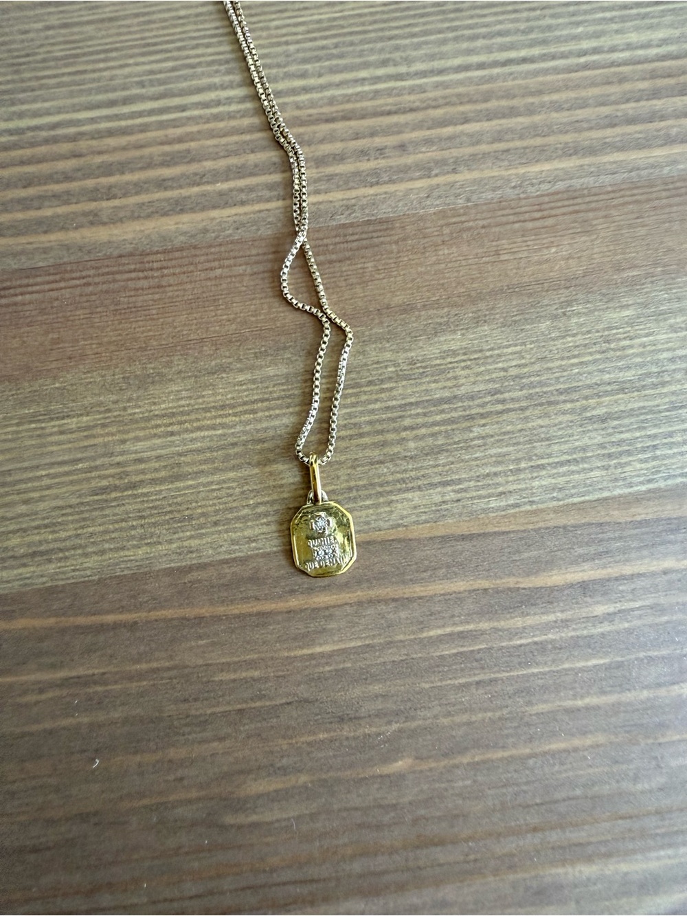 Leah Alexandra Love Token Necklace Square
